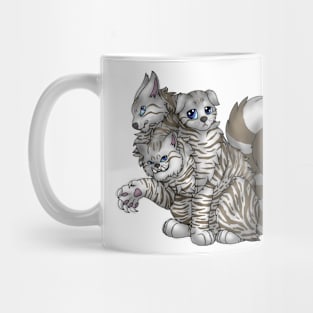 CerPURRus: Silver-Amber Tabby Mug